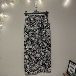 MIDI wrap skirt